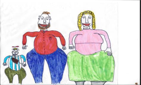 Obesity runs in their family; it is only thing to run in their family.